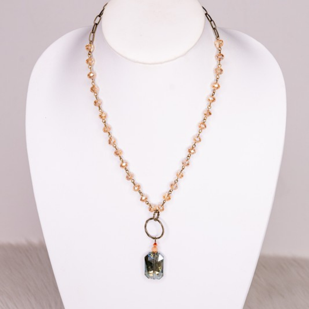 the margie crystal necklace