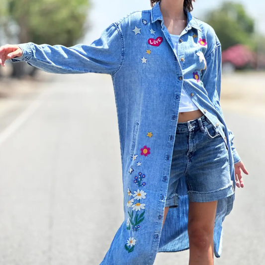 the journee embroidered dress