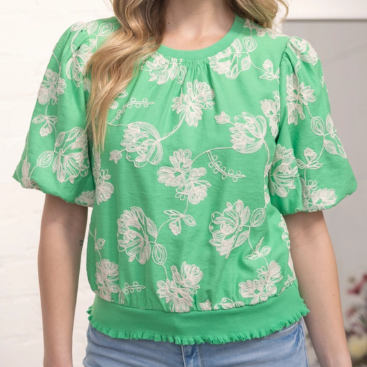 the morgen embroidered blouse