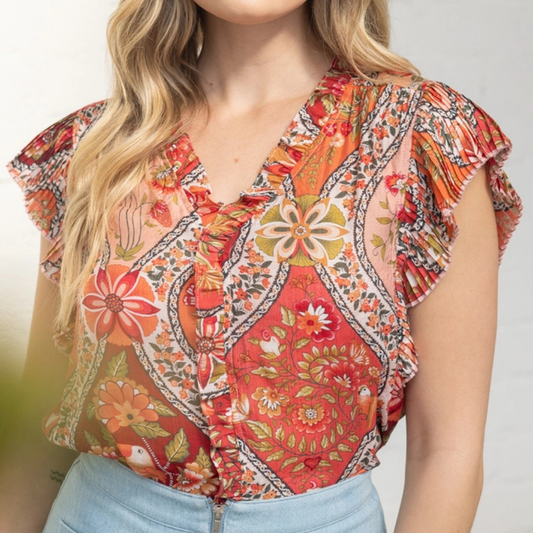 the alice red mix top