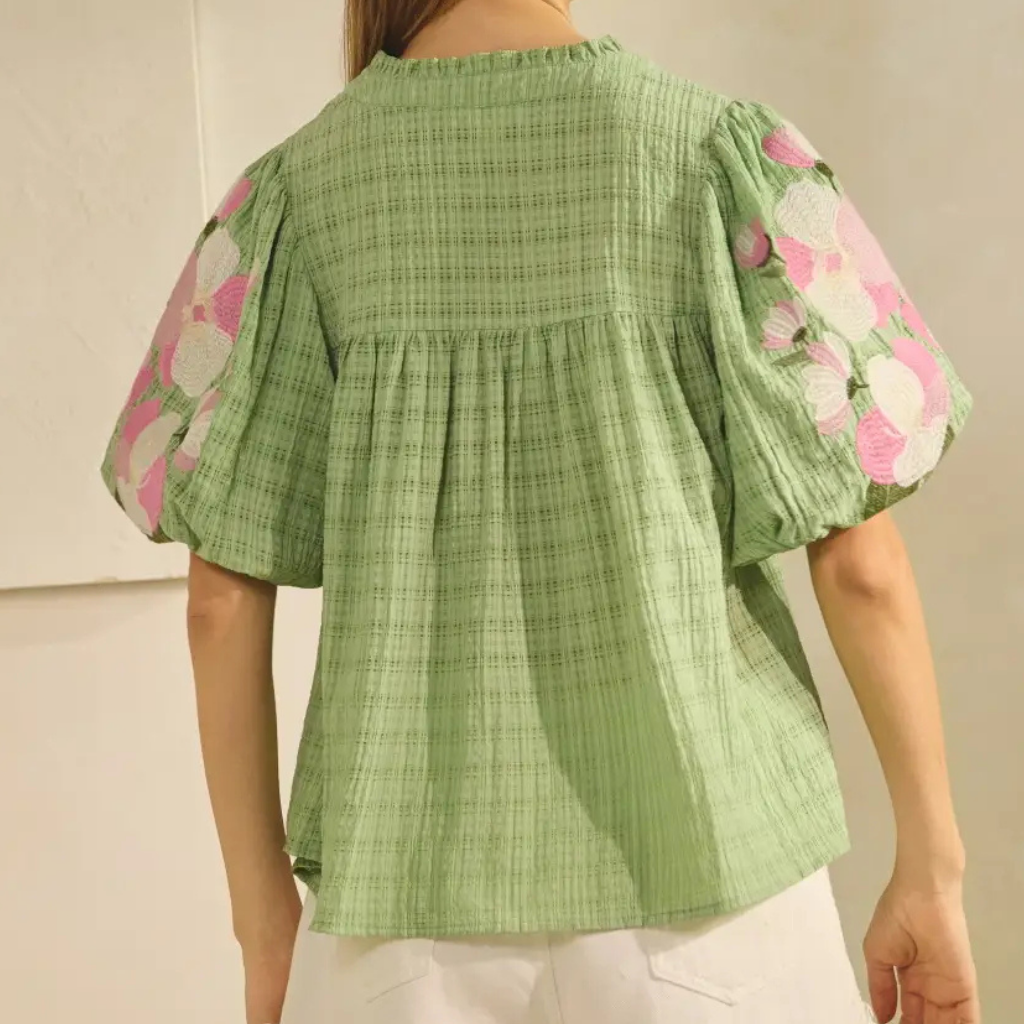 the suzanne embroidered blouse