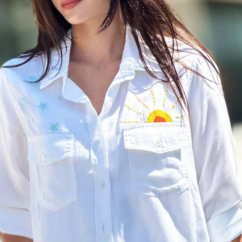 the suri sunshine shirt in white