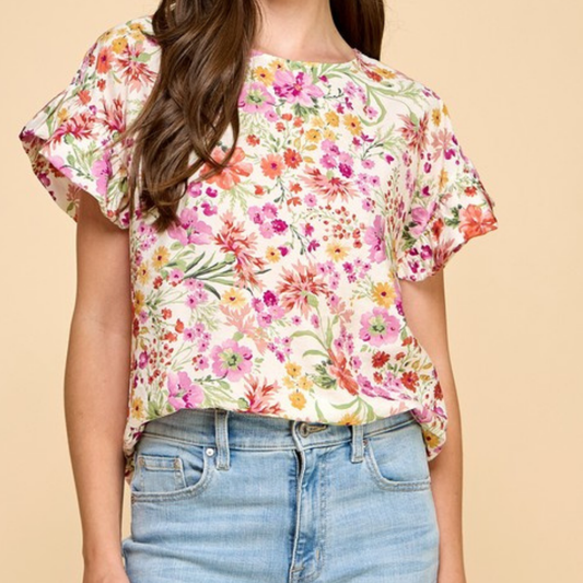the rosie floral top