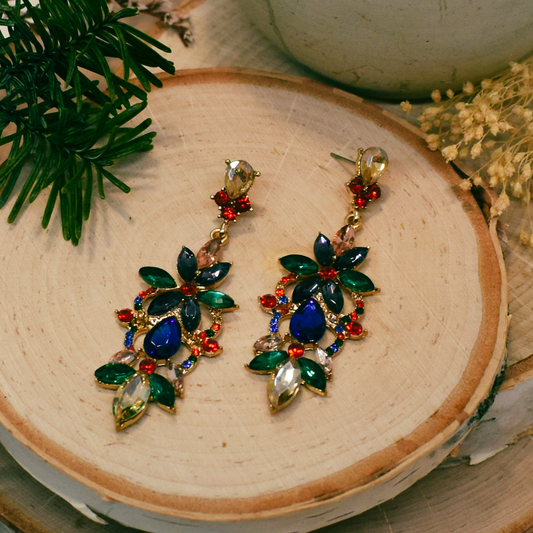 holiday statement earrings