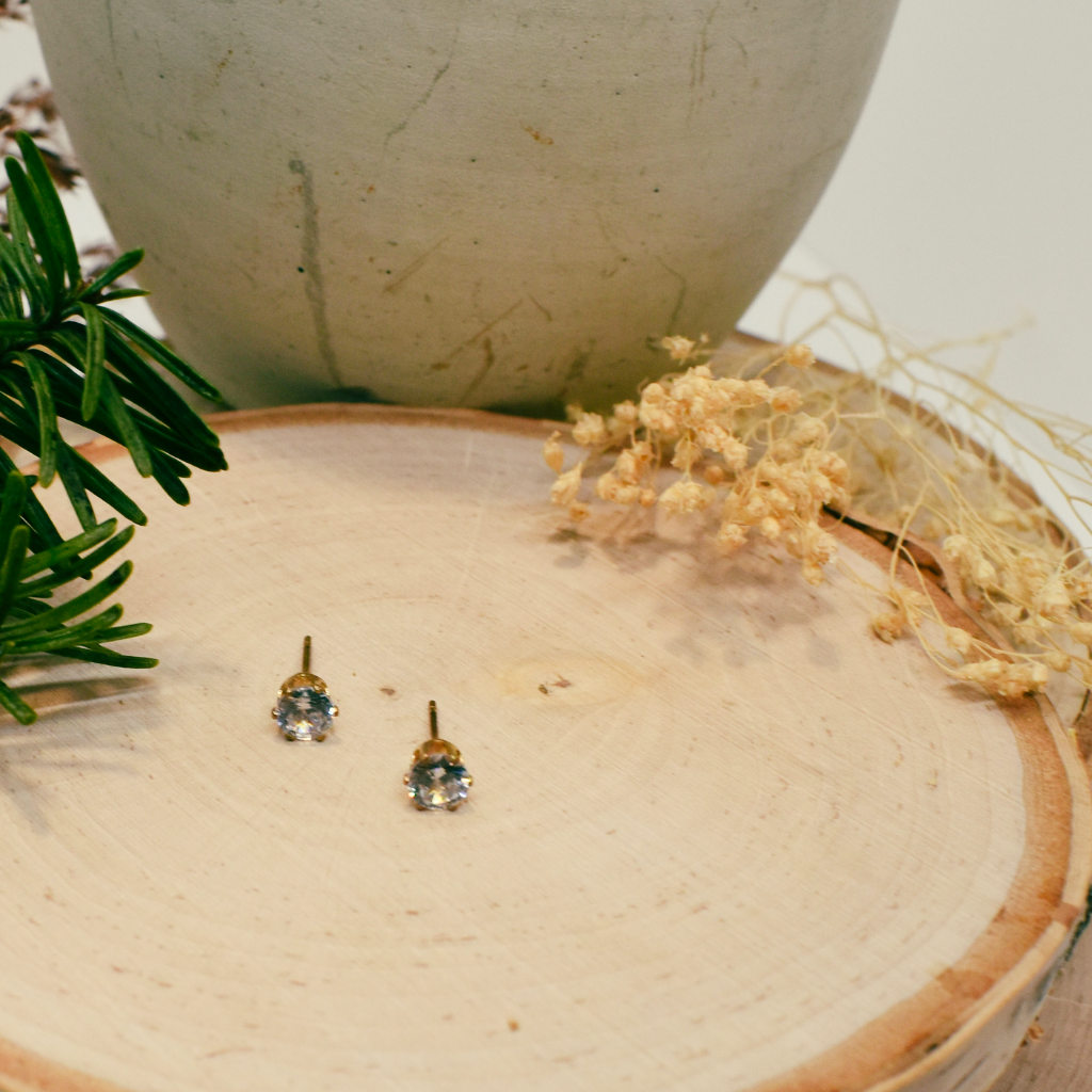 small sparkle stud earrings