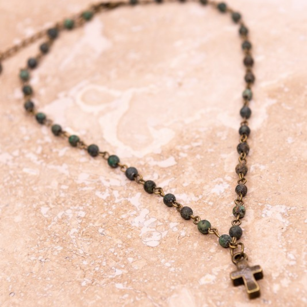 the juniper cross necklace