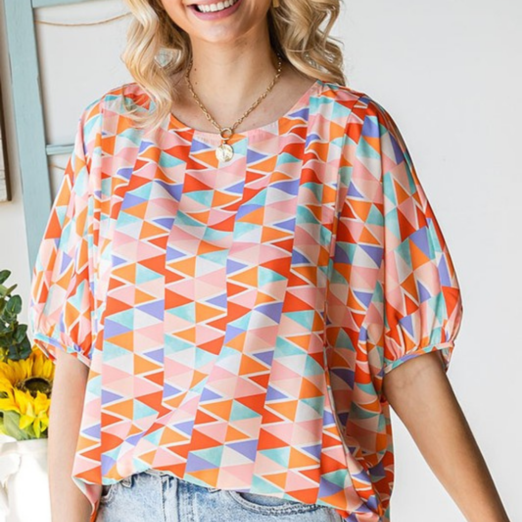 the ginger geo top