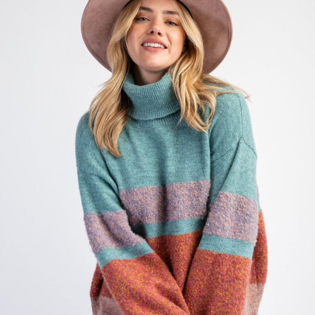 the zuri striped sweater