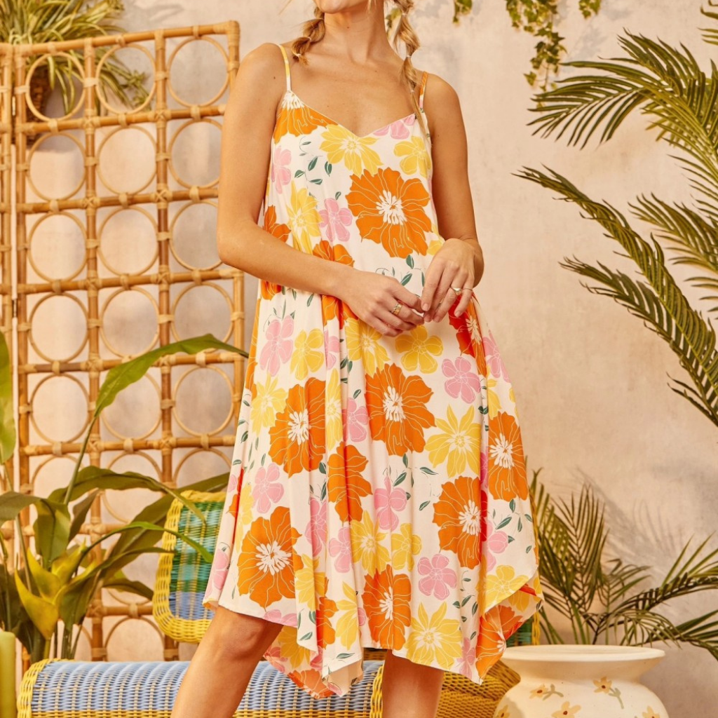 the sunny floral dress