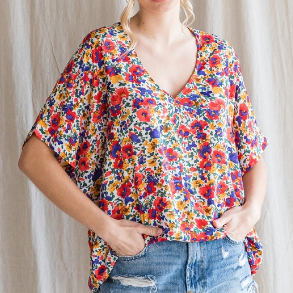 the summer floral top