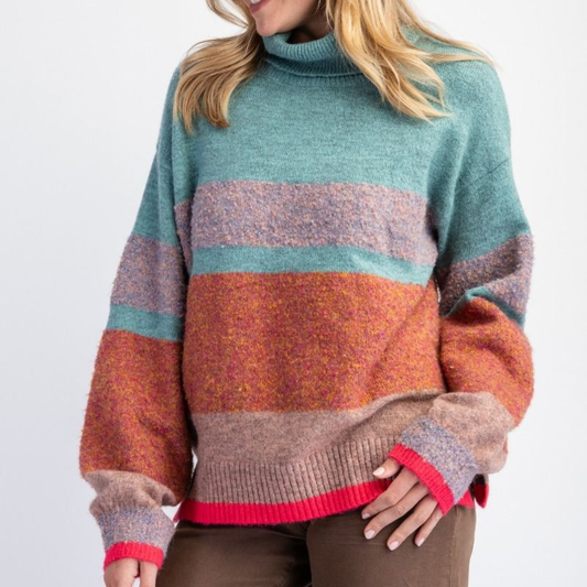 the zuri striped sweater