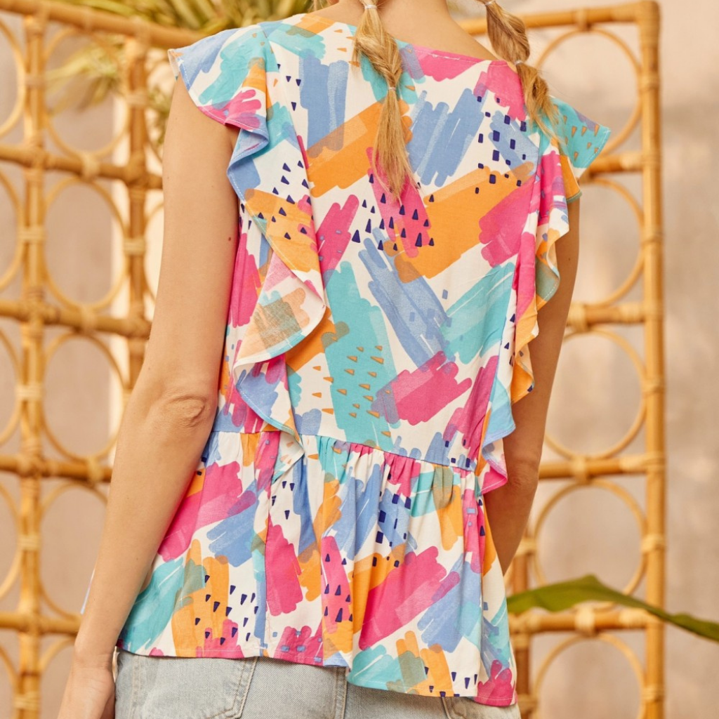 the fiona flutter top