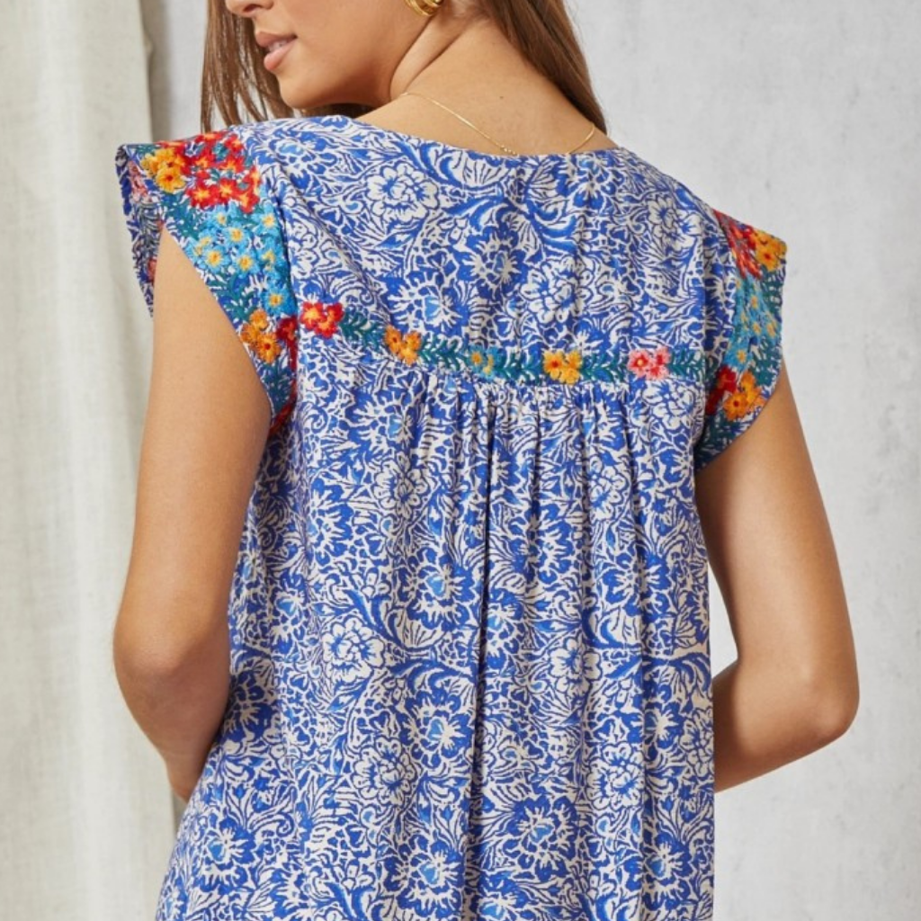 the samantha embroidered dress