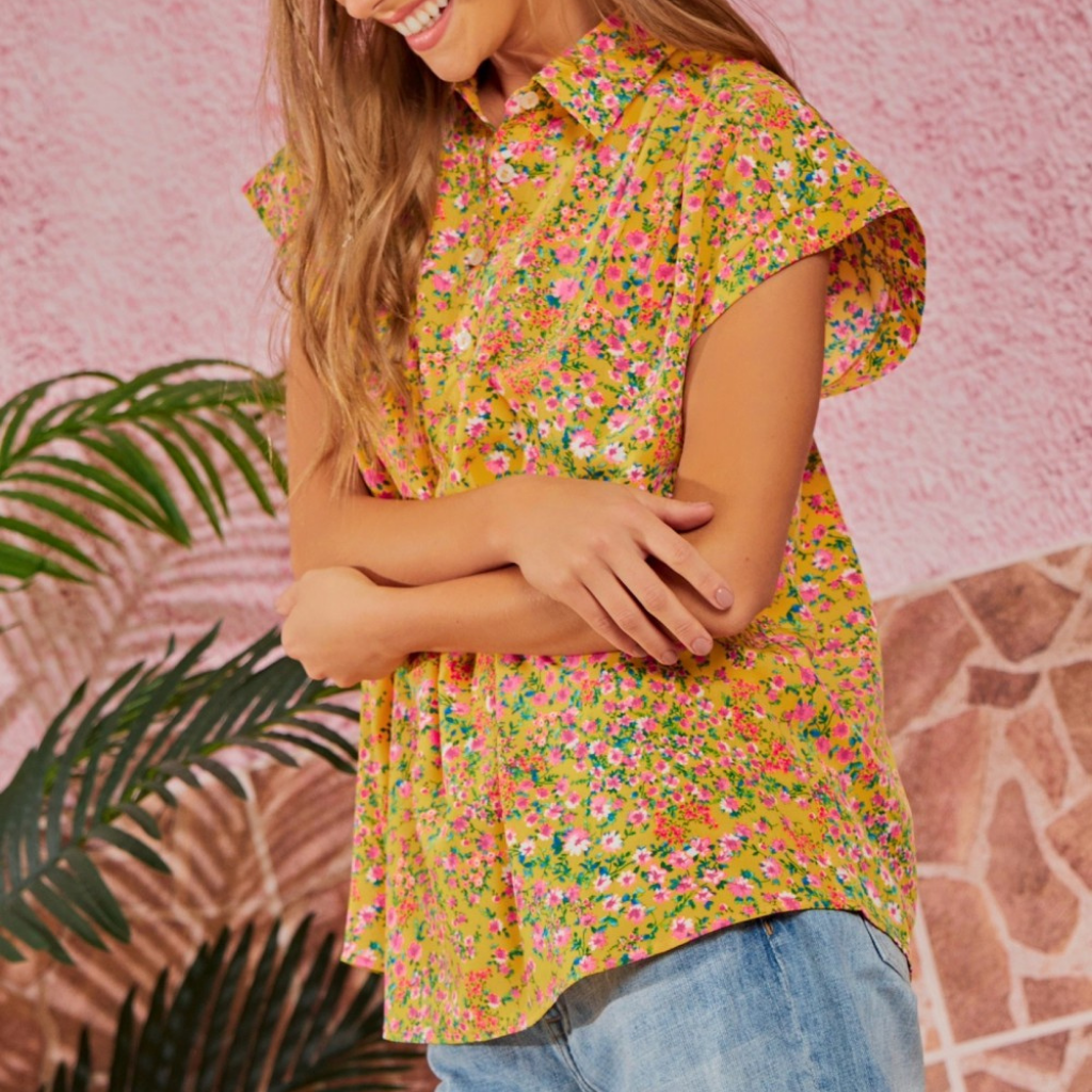 the brooklyn floral top