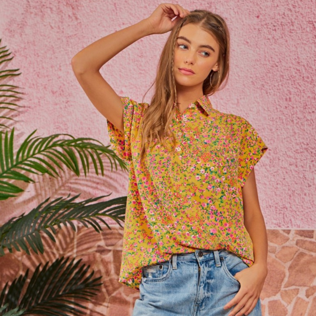 the brooklyn floral top