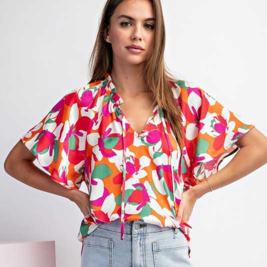 the libby floral top