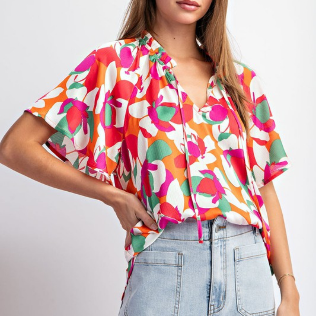 the libby floral top