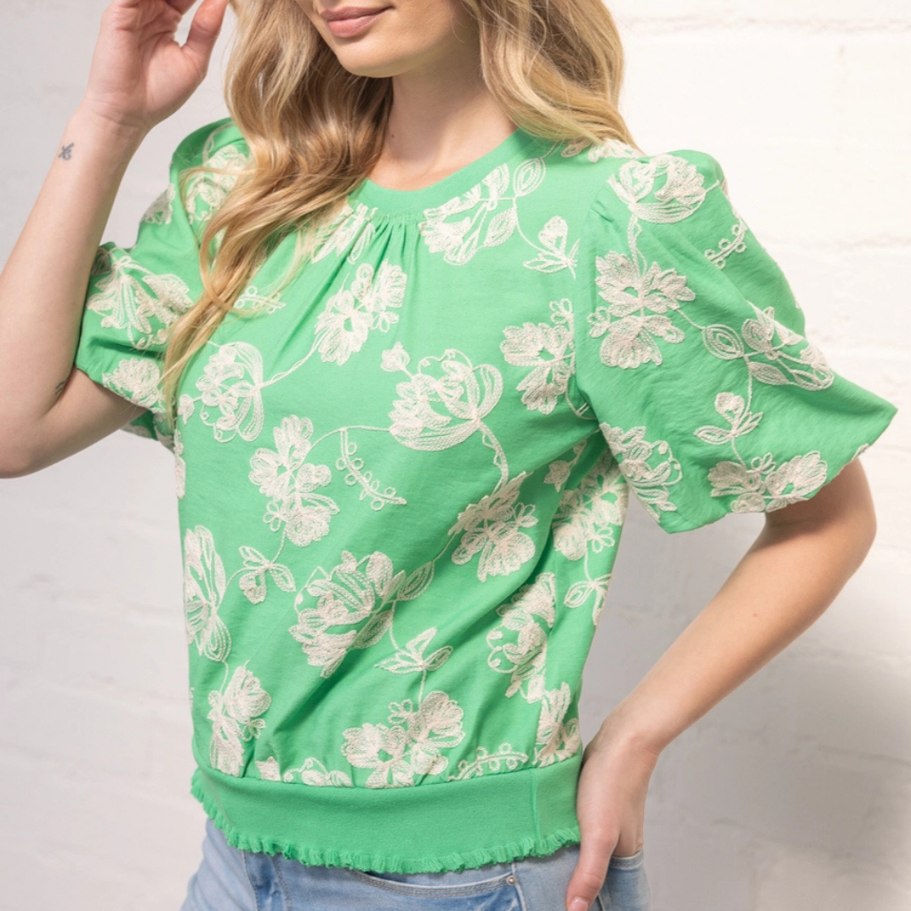 the morgen embroidered blouse