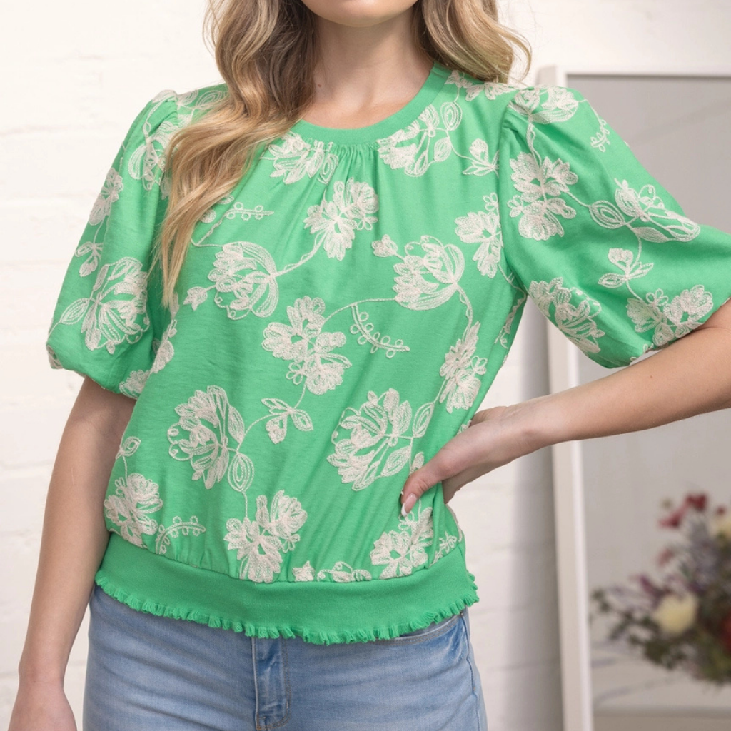 the morgen embroidered blouse