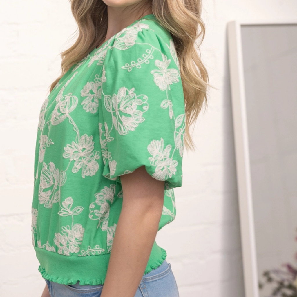the morgen embroidered blouse