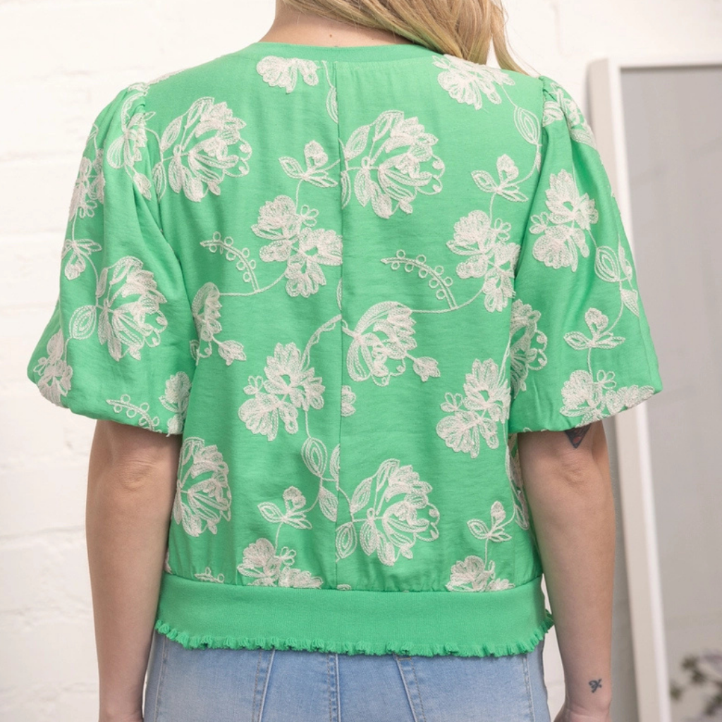 the morgen embroidered blouse