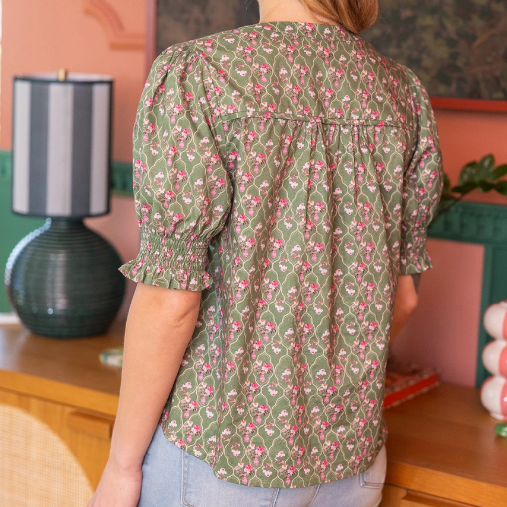 the caytlyn floral top
