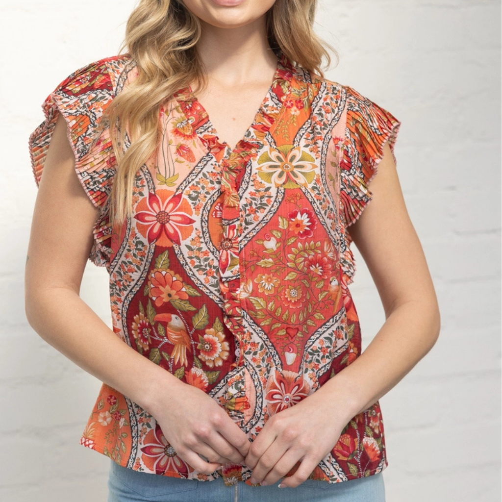 the alice red mix top