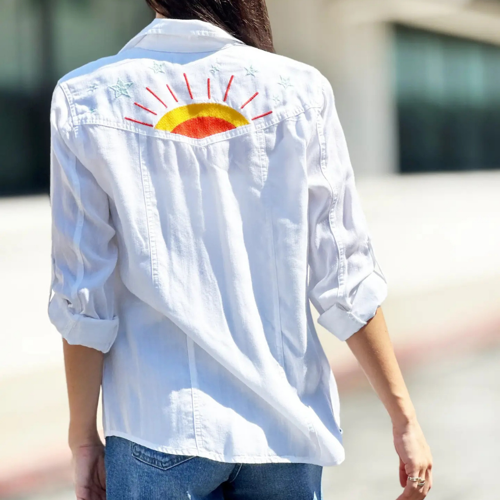the suri sunshine shirt in white