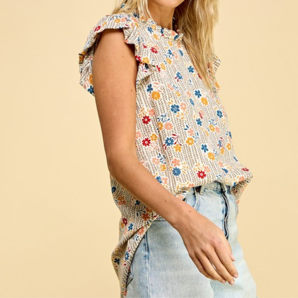 the shelby flutter top