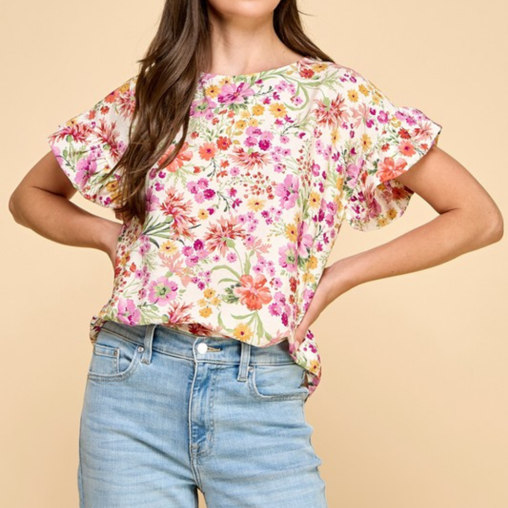 the rosie floral top