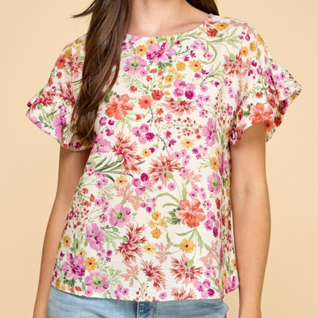the rosie floral top