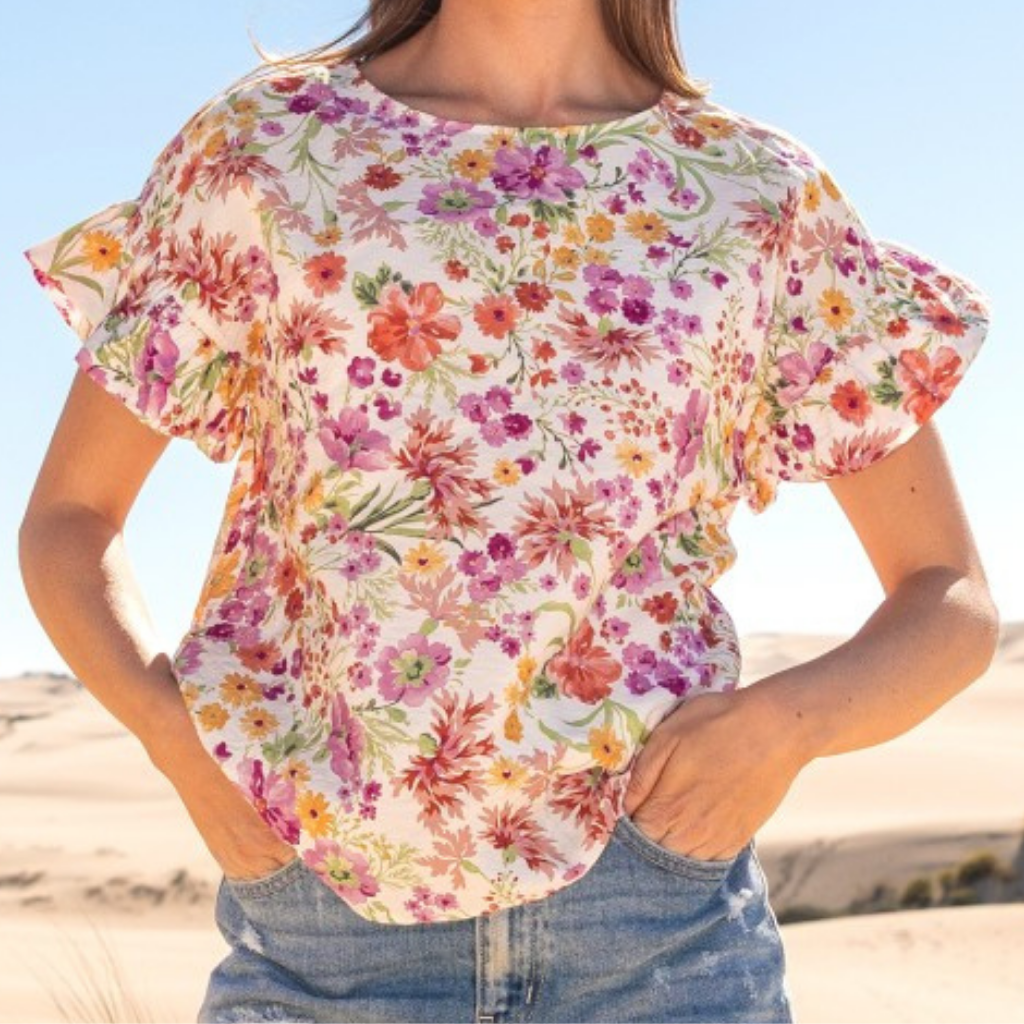 the rosie floral top