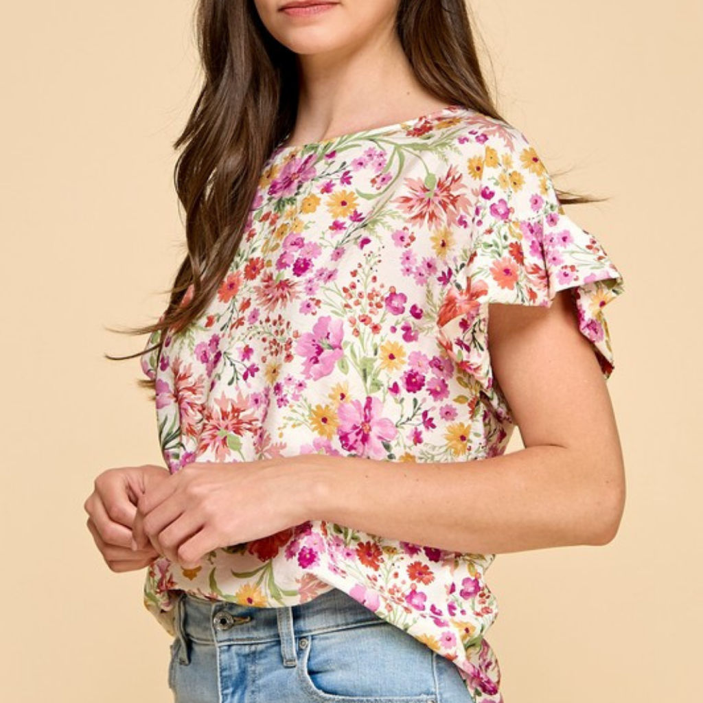 the rosie floral top