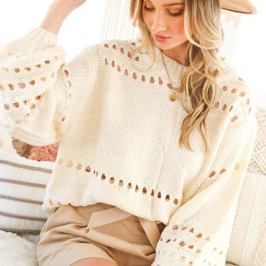 the sophie natural sweater