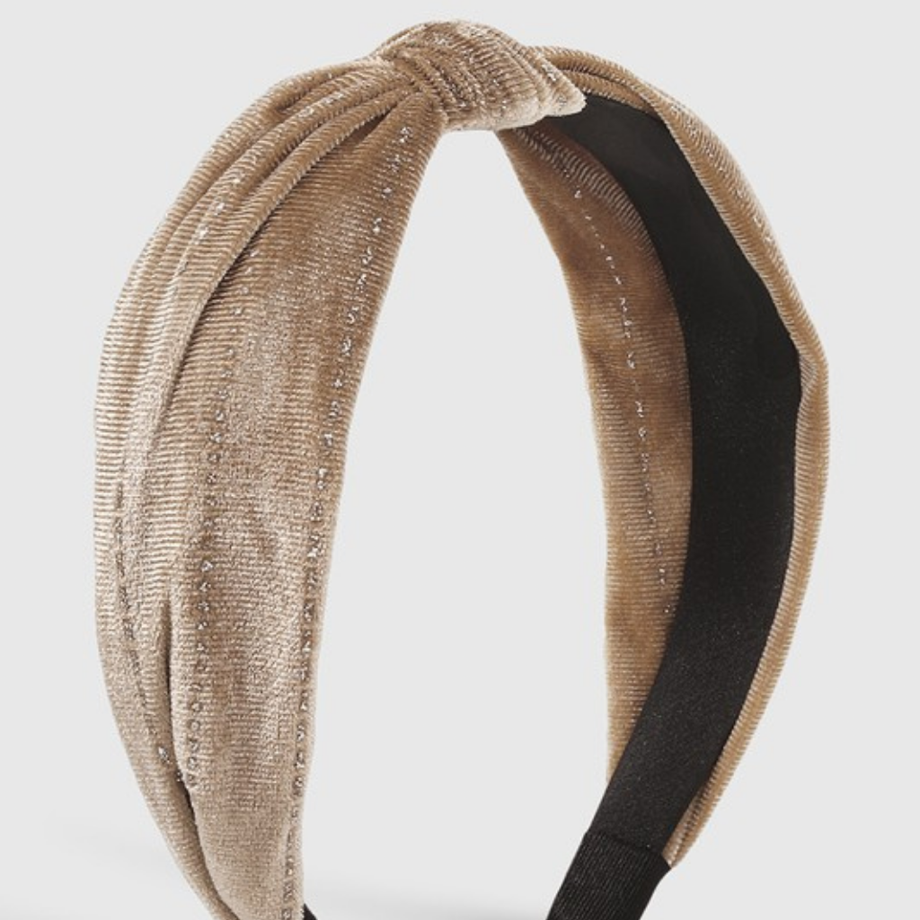 the eva headband in taupe