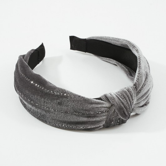 the eva headband in grey