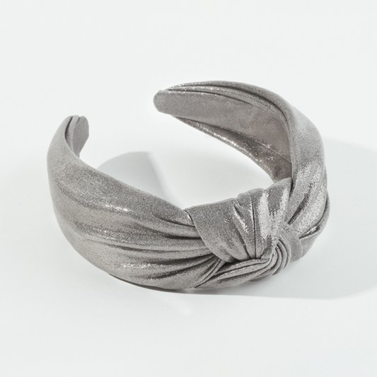 the taylor headband in silver