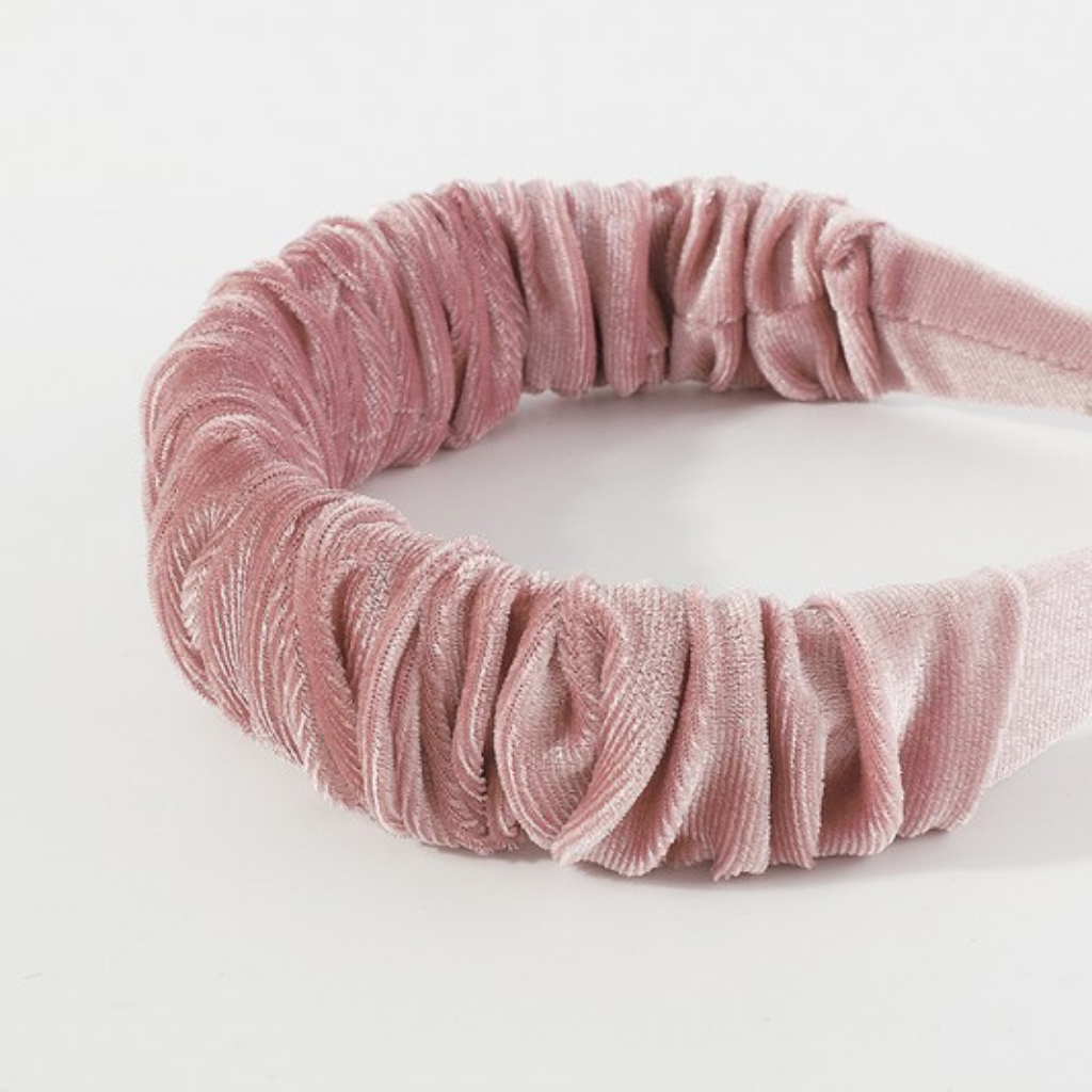 the sia headband in dusty pink