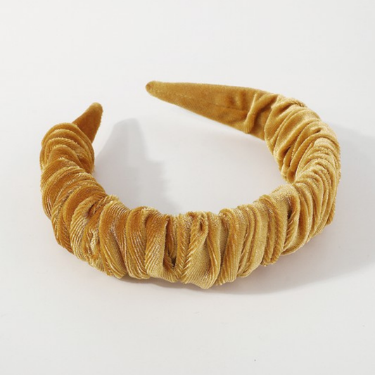 the sia headband in mustard