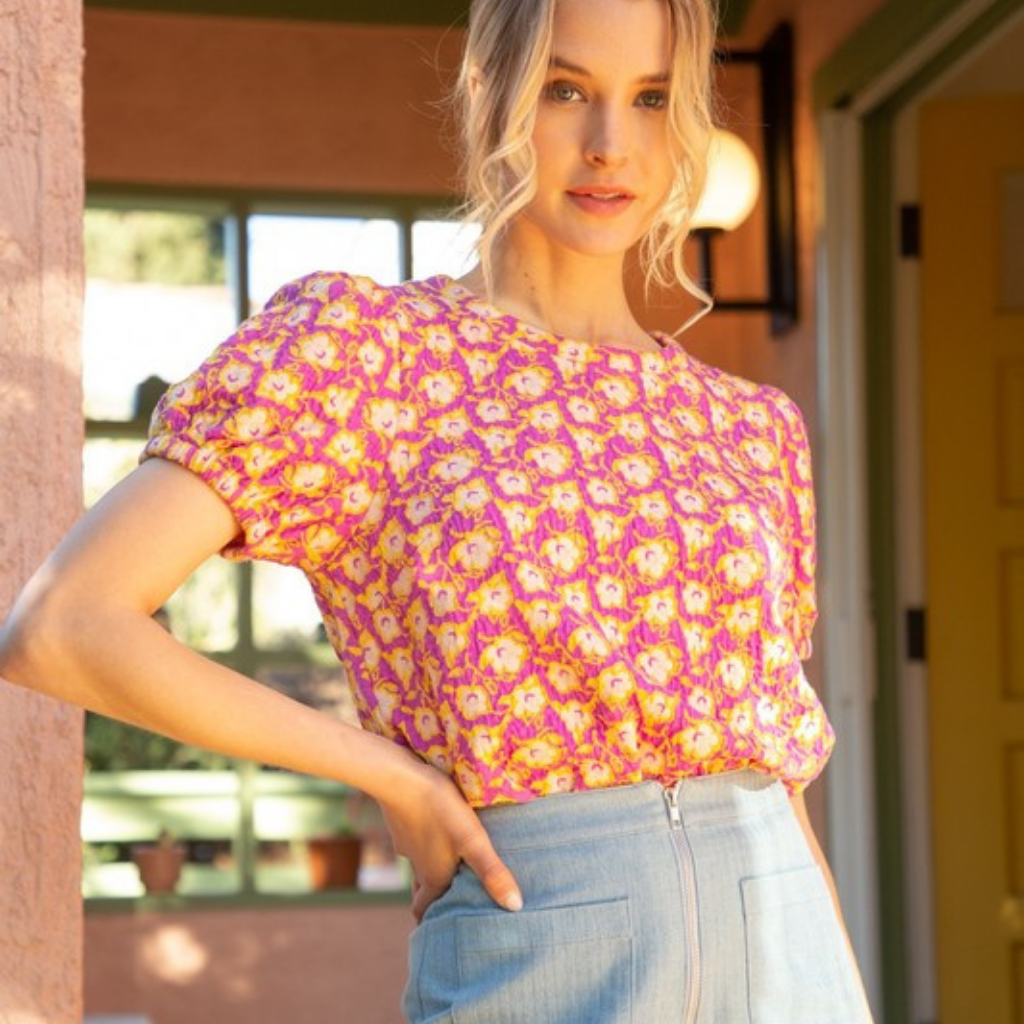 the sienna floral blouse