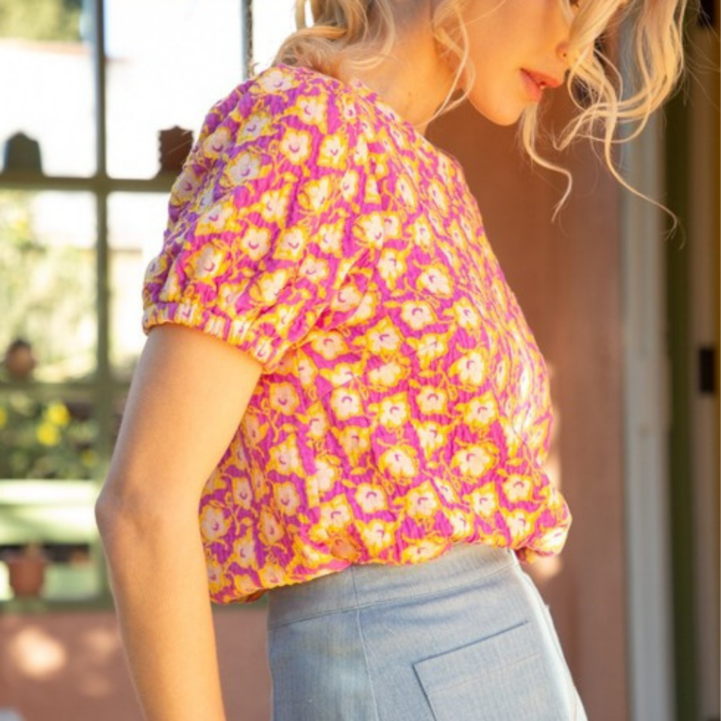 the sienna floral blouse