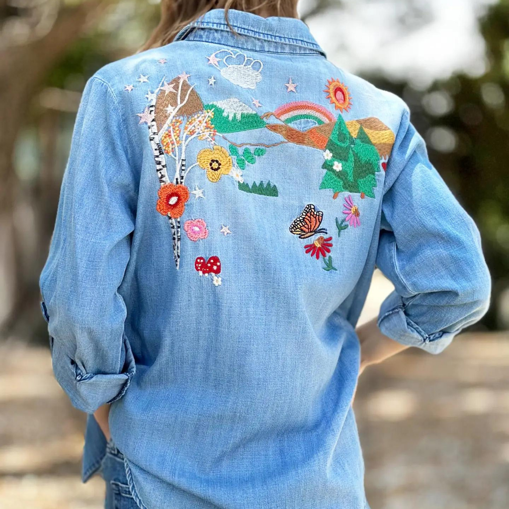 the wilde embroidered shirt