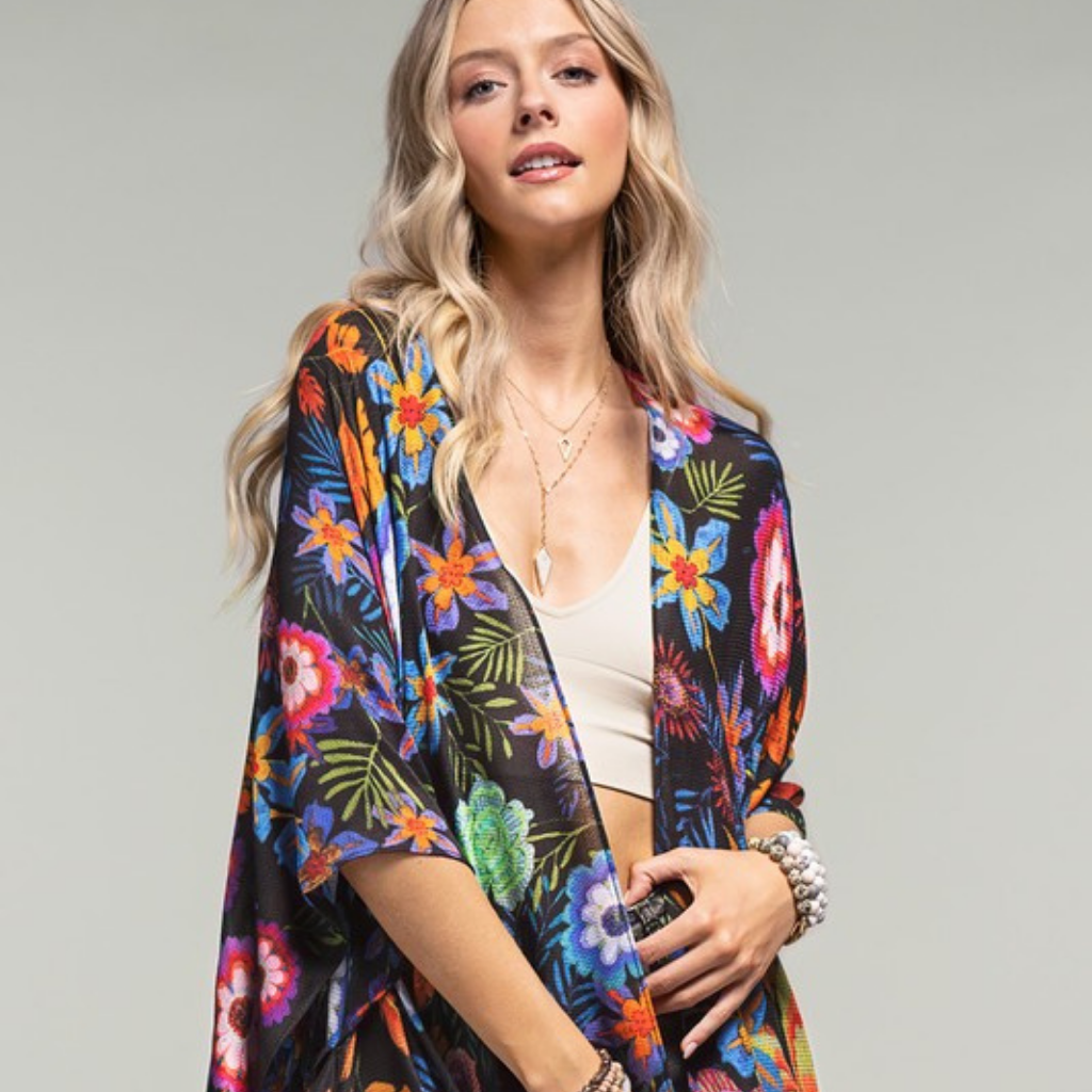 the kilah floral kimono