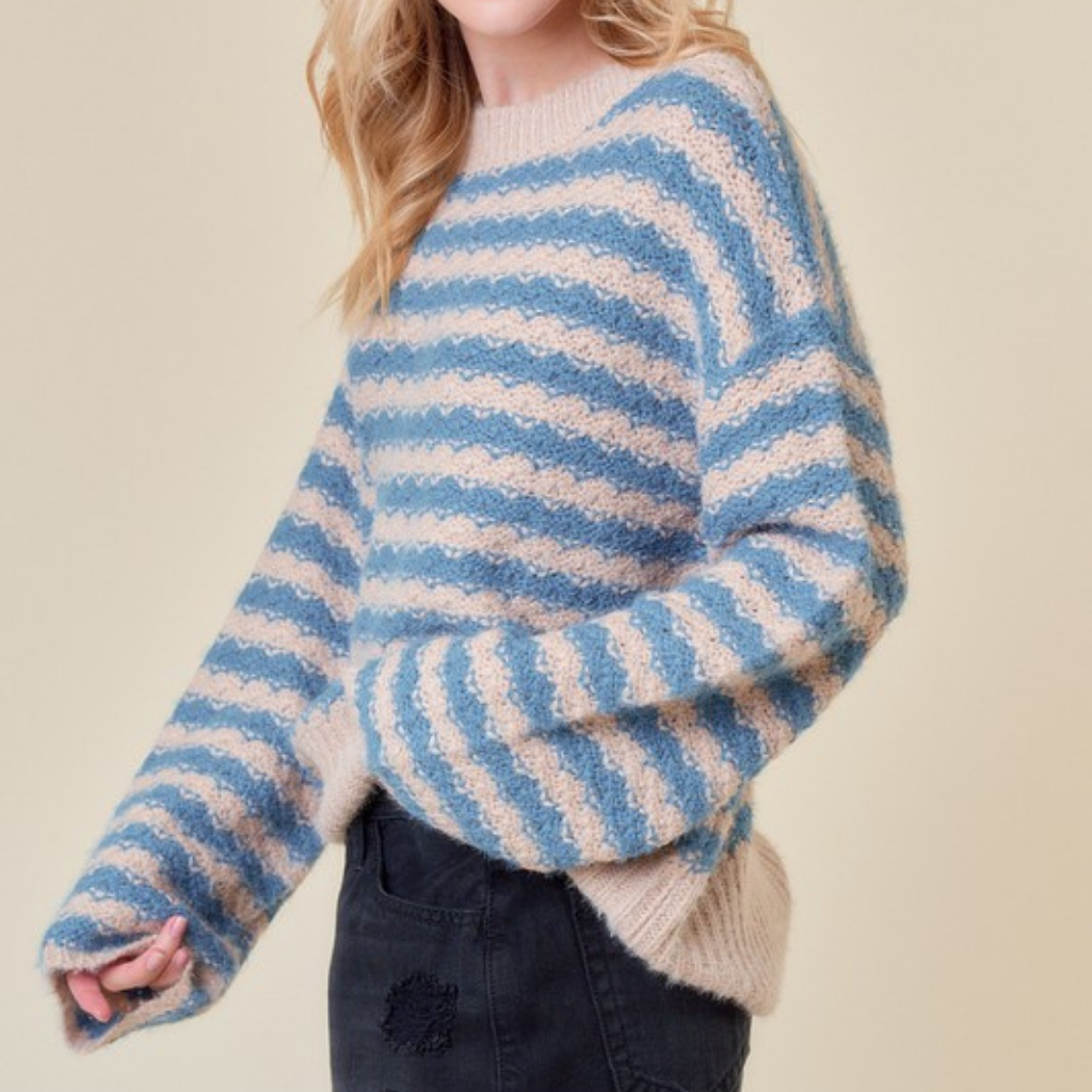 the payton striped sweater