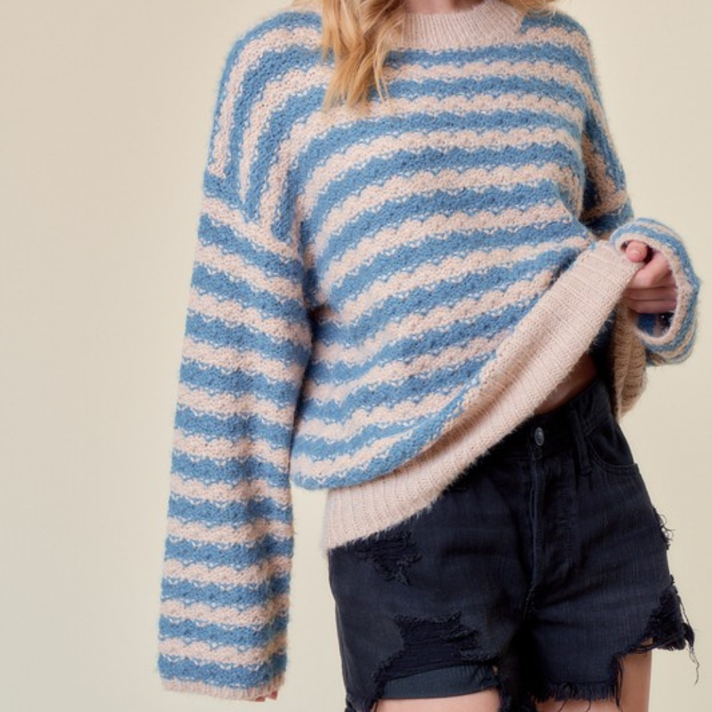 the payton striped sweater