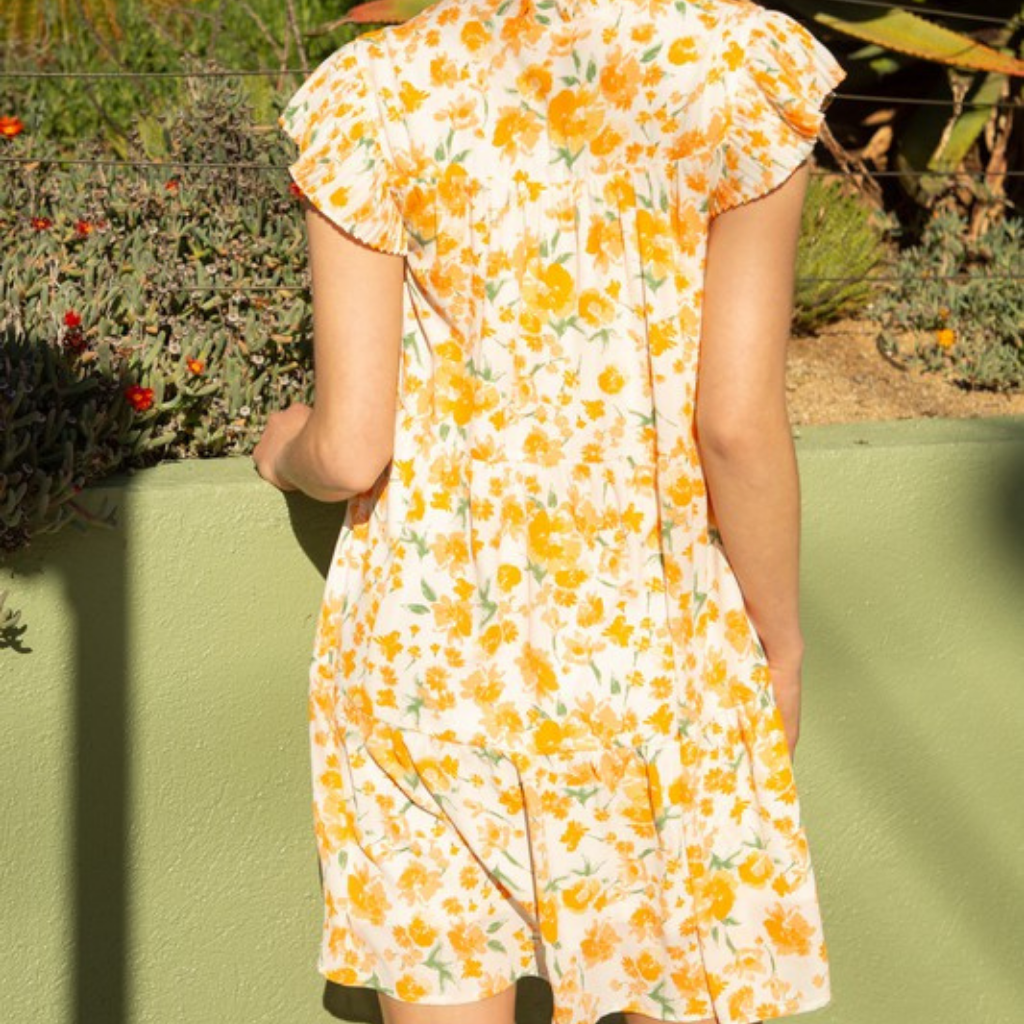 the edie floral dress