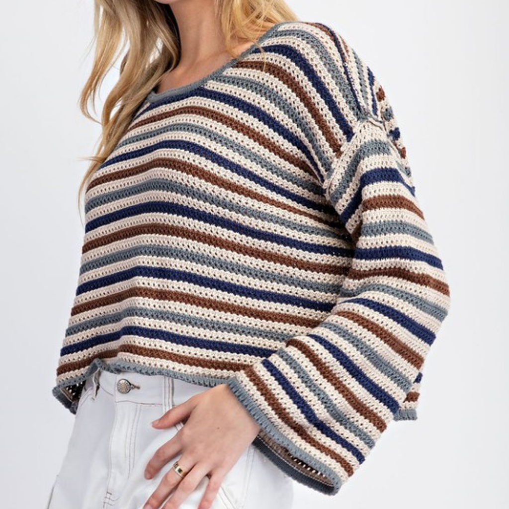 the sylvie striped sweater