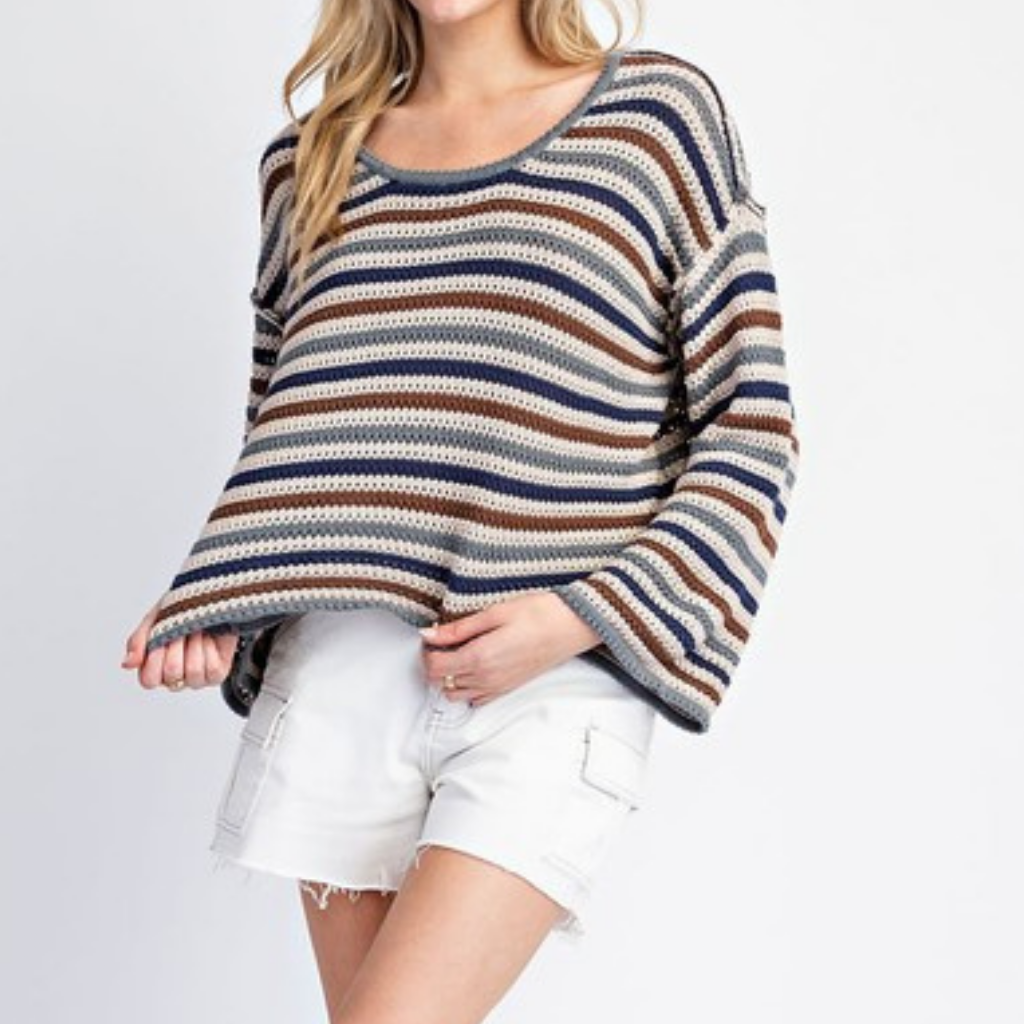 the sylvie striped sweater