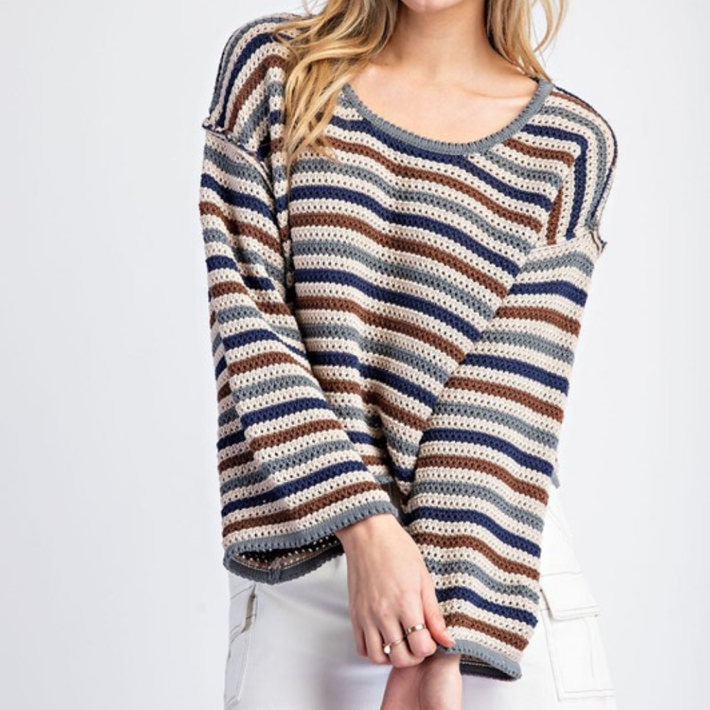 the sylvie striped sweater