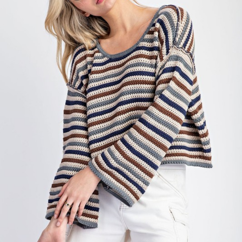 the sylvie striped sweater